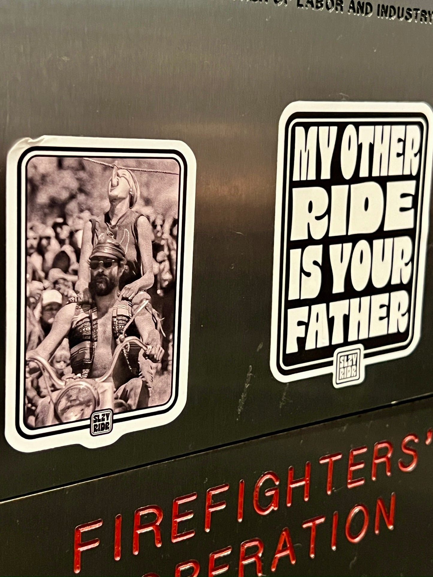 My Other Ride Is Your Father Sticker