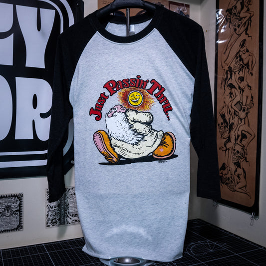 L R Crumb. Mr. Natural Raglan