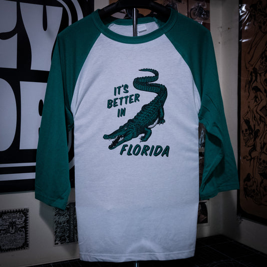 M It's Better in Florida Raglan