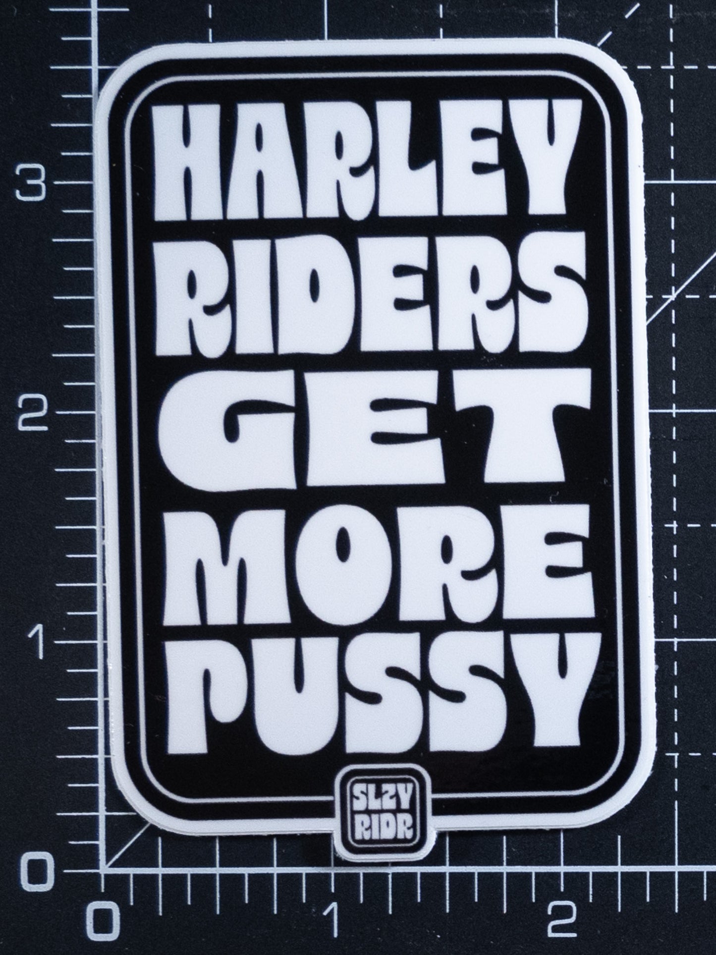 Harley Riders get More Pussy Sticker